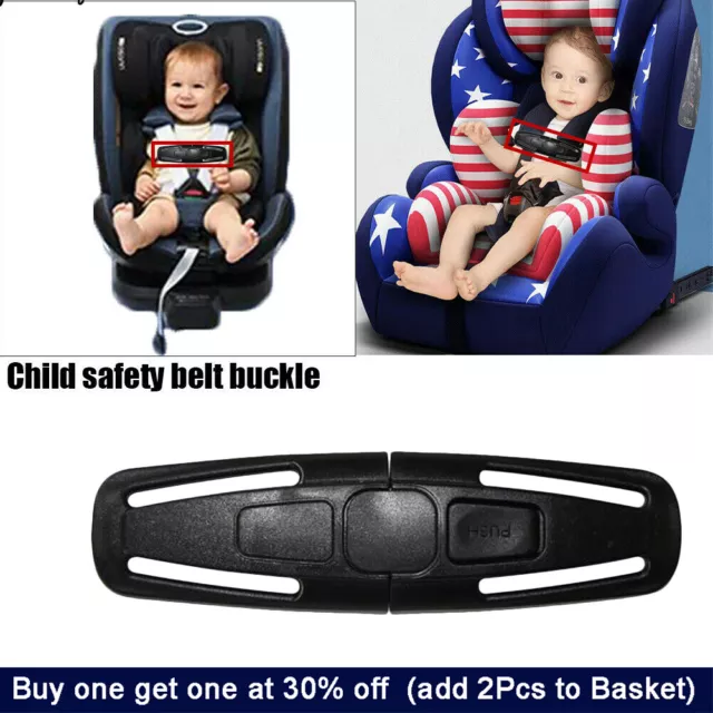 Car Seat Belt Lock Buckle Safety Clip Safe Toddler Strap Baby Kids Anti Escape