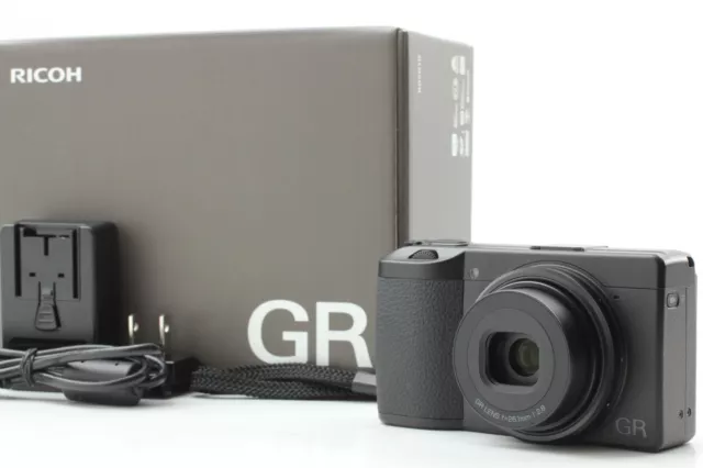 [Almost Unused] Ricoh GR IIIx 24.2MP Digital Compact Black APS-C Camera Japan