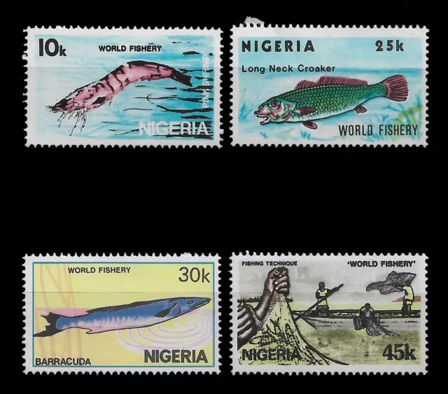 NIGERIA STAMP - 1983 World Fishery Resources - SET MNH
