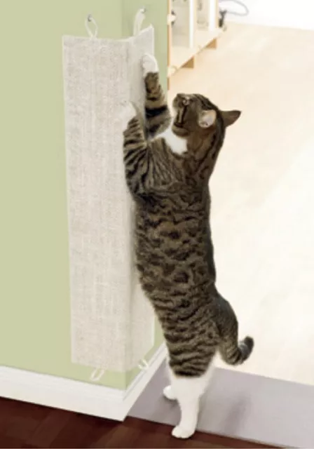 griffoir d'angle pour chat pour mur Sisal Naturel 80 cm (arbre à chat)