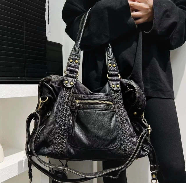 Sac à Main Femme Primark Noir Et Doré - Occasion