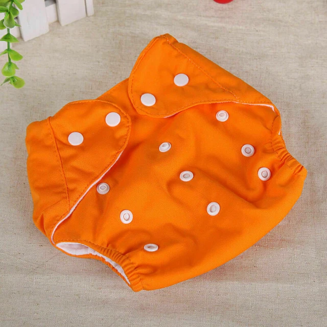 Baby Cloth Diaper Reusable Washable Adjustable Pocket Waterproof Nappy 1+5pcs 10