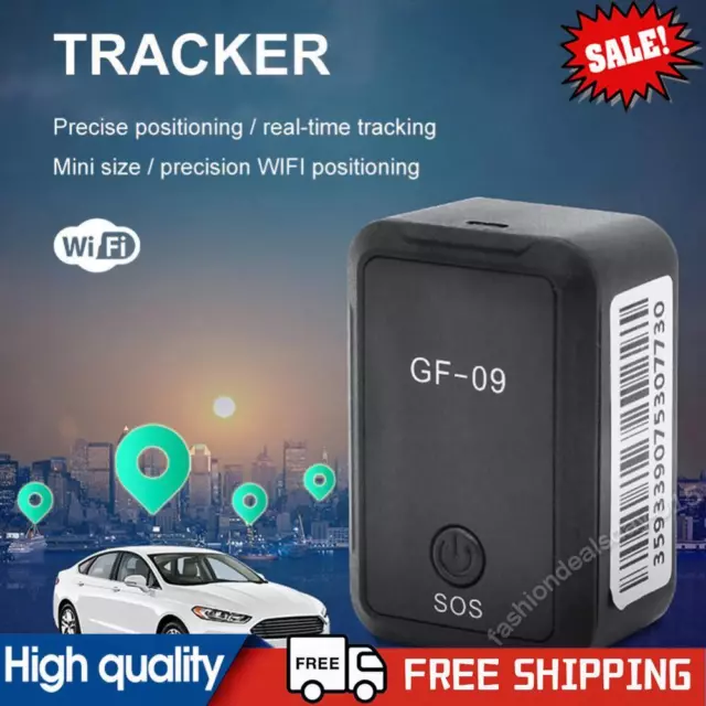 GF09 Magnetic Voice Control Car Tracker GPS Real Time Tracking Locator Device