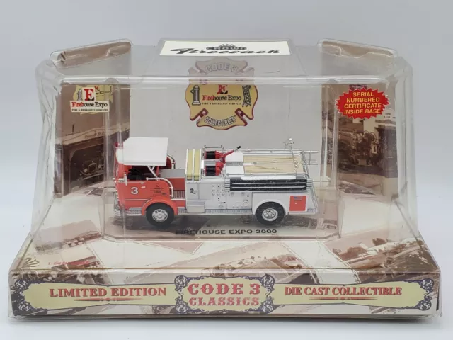 Code 3 Collectibles 2000 Firehouse Expo Exclusive Crown Firecoach Fire Engine #3