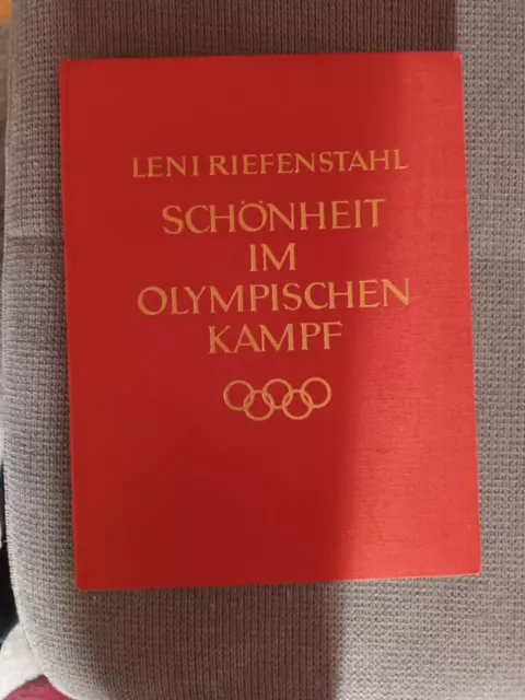 Leni Riefenstahl Schönheit im Olympischen Kampf von 1937 1.Auflage Top Zustand !