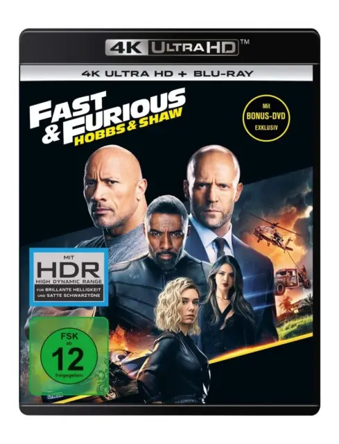 Fast & Furious: Hobbs & Shaw (4K Ultra-HD) (+ Blu-ray 2D) (+ Bo (4K UHD Blu-ray)