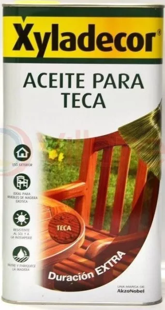 Aceite de teca Xyladecor 5 lt Teca