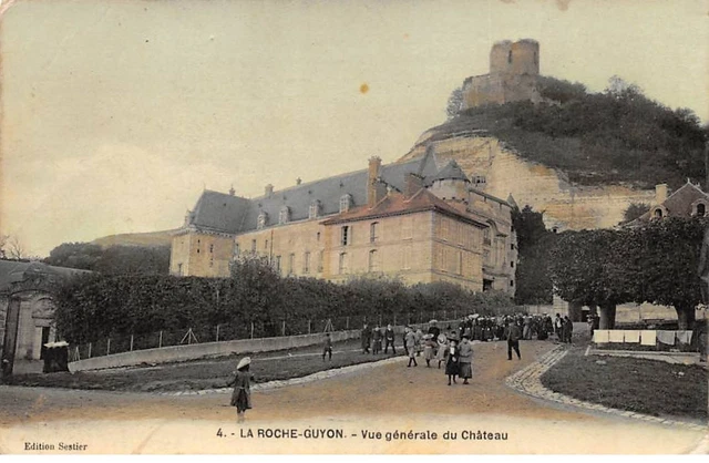 95 - LA ROCHE GUYON - SAN56156 - Vue Générale du Château