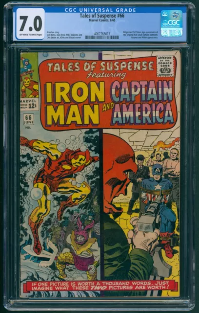 Tales of Suspense #66 CGC 7.0 Origin & 1st Silver Age Appearance of Red Skull