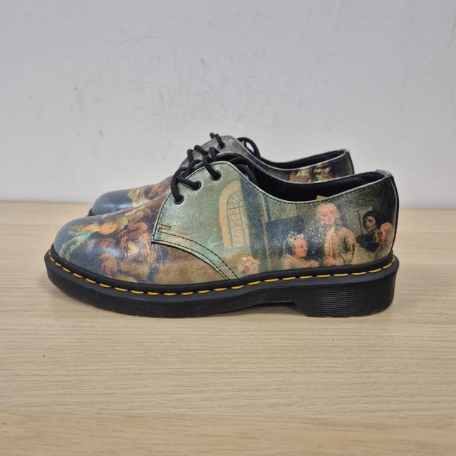 DR MARTENS X Hogarth Reniassance 1461 Museum Art Rare Rare Shoes