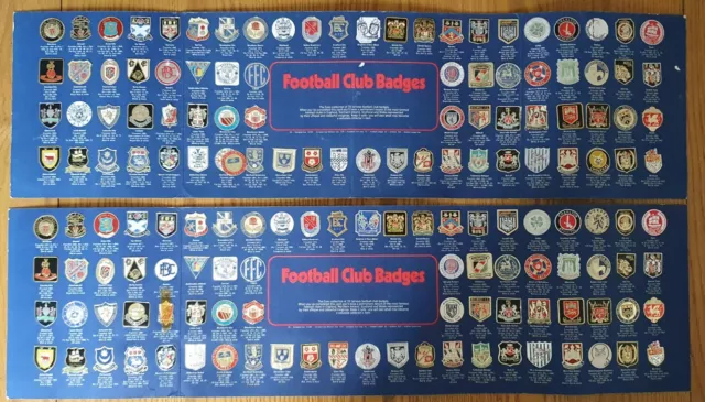 Football memorabilia vintage.  1970s  Football Team Badges  Sport Collectables