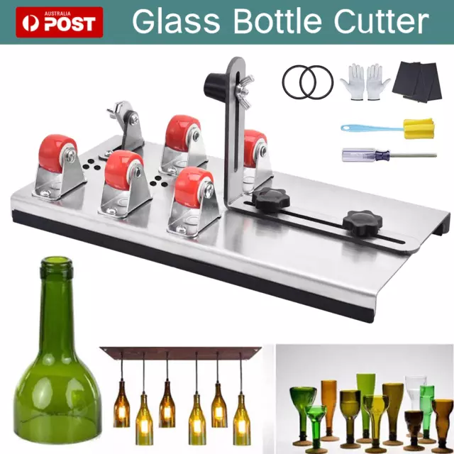 Bottle Cutter & Glass Cutter Kit Round and Square, Upgraded Bottle Cutting