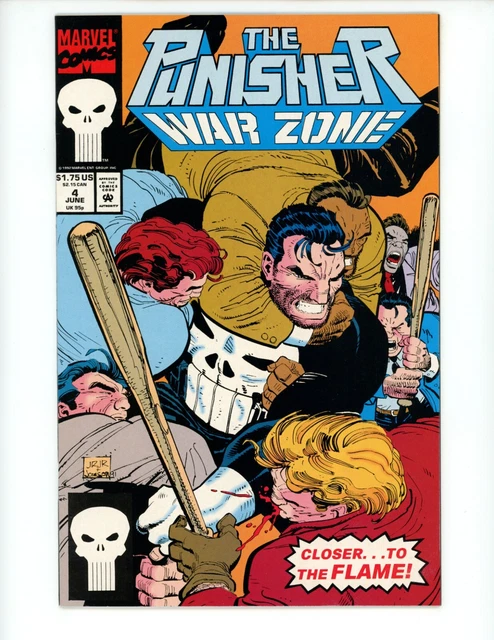 Punisher War Zone #4 Comic Book 1992 VF Chuck Dixon John Romita Marvel