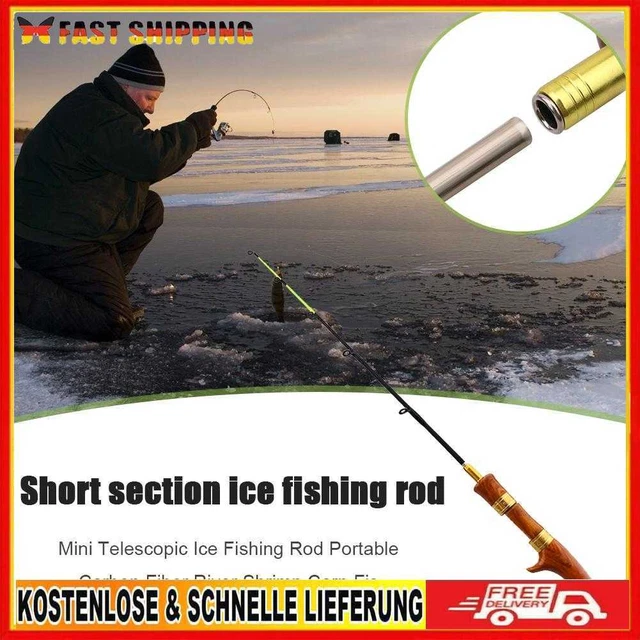 jingjing Eis-Angelrute, Fluss, Garnelen, Winter, Karpfen (gerader Griff)