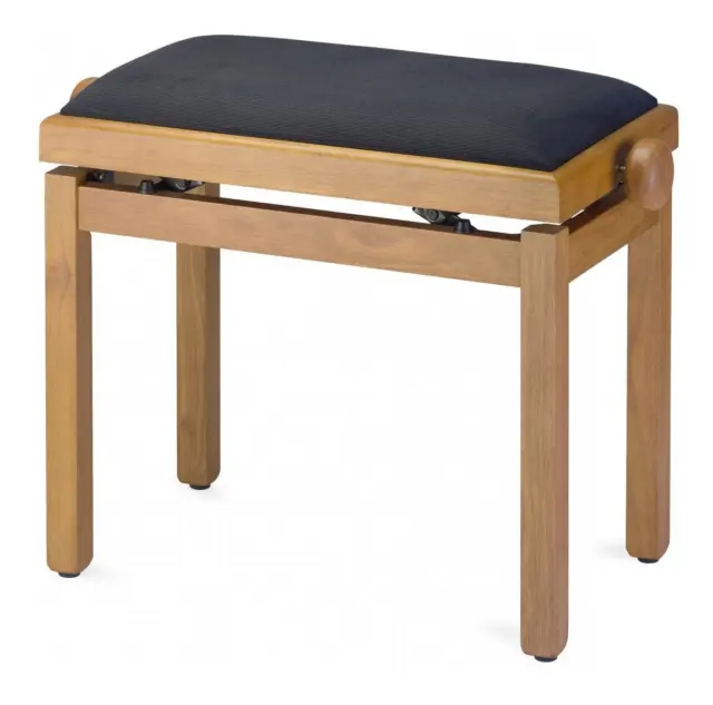 Banco de piano silla de piano banco de piano taburete de altura ajustable roble mate