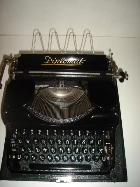 Macchina Da Scrivere Antica Portatile Diplomat Anno 1923