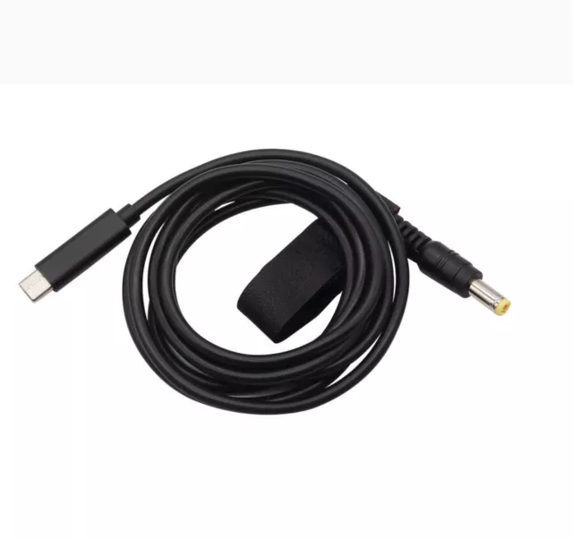 USB Type-C to 3.5*1.35mm 5.5*2.5mm 5.5*2.1mm DC Adapter Cable USB-C PD Fast C...