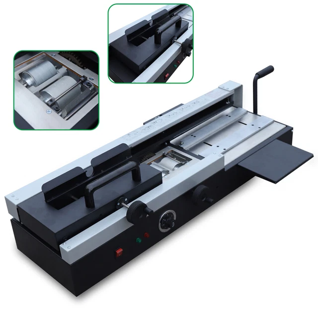 110V 1200W Wireless A4 Book Binding Machine Hot Melt Glue Book Paper Binder 4cm