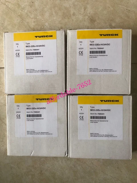 1PCS in box IM33-22Ex-Hi/24VDC TURCK Safety relay  new DHL or FedEx