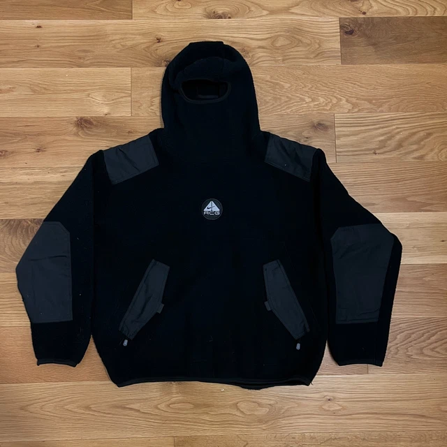 Nike acg sherpa hotsell fleece hoodie black