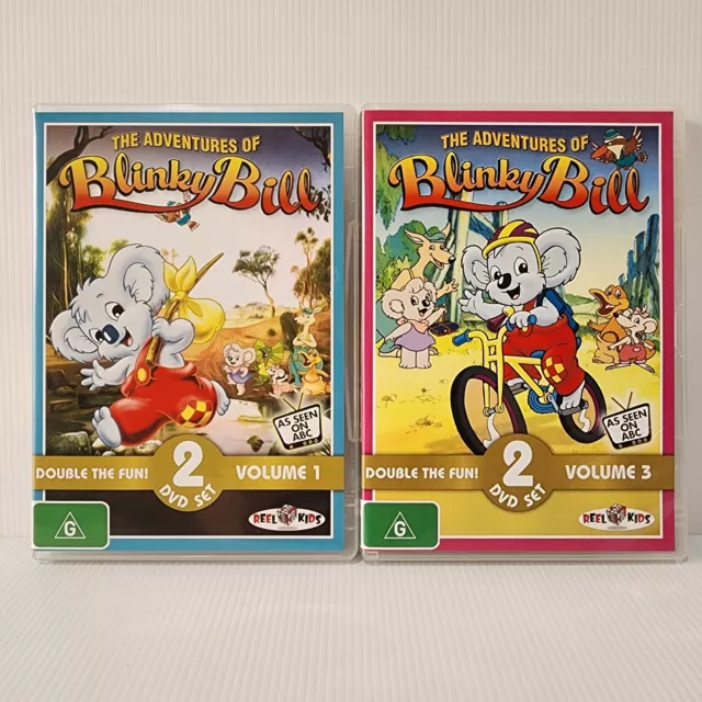 THE ADVENTURES OF Blinky Bill Volume 1 DVD (2-Disc Set) Region 4 PAL $14.95  - PicClick AU