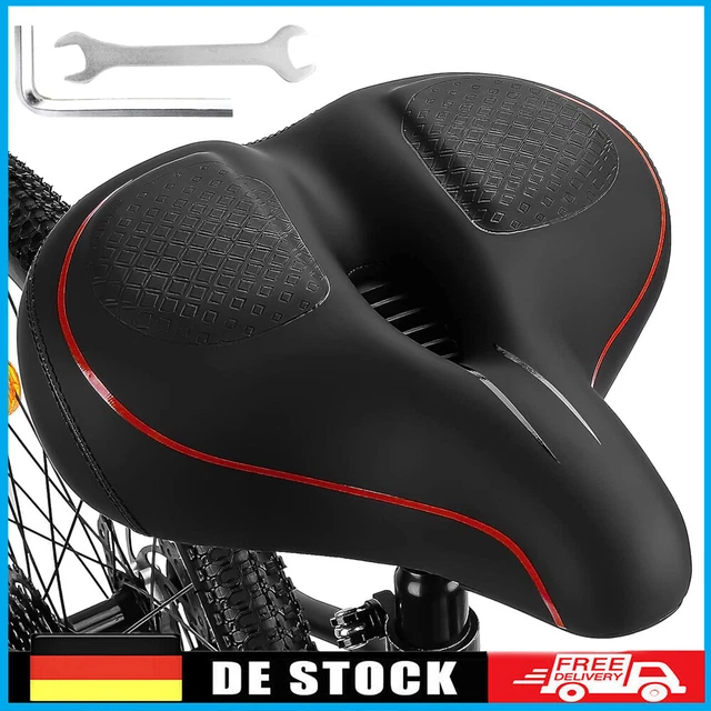 TOYANDONA Fahrradsattel Gel-Sitz - Bequemer Mountainbike Sattel Für Herren