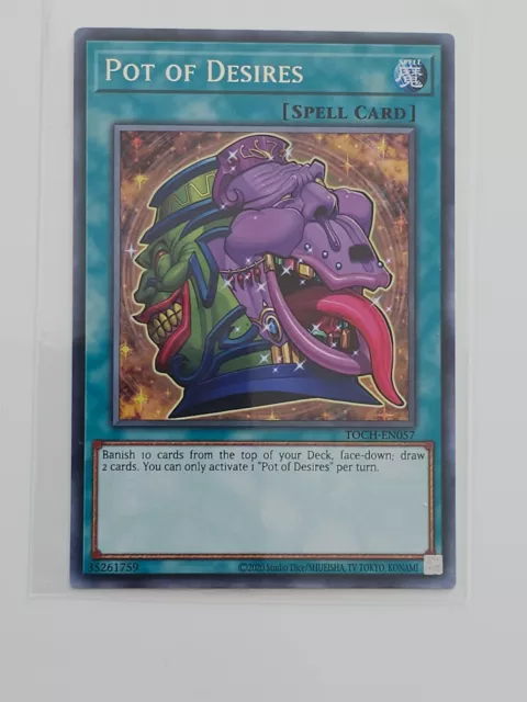 Yu-Gi-Oh! - Pot of Desires - TOCH-EN057 - Rare - 1st Edition