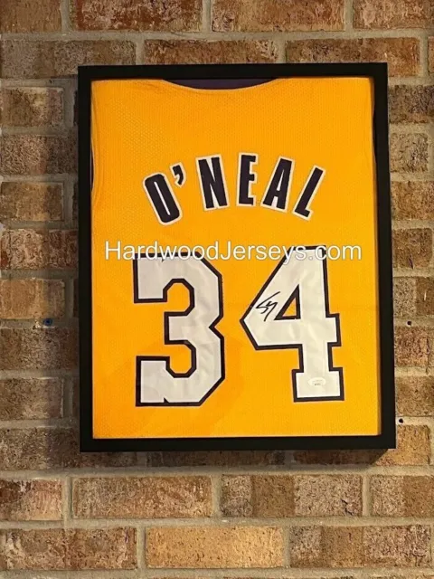 SHAQUILLE “SHAQ”O'NEAL Los Angeles Lakers Framed Autographed Jersey