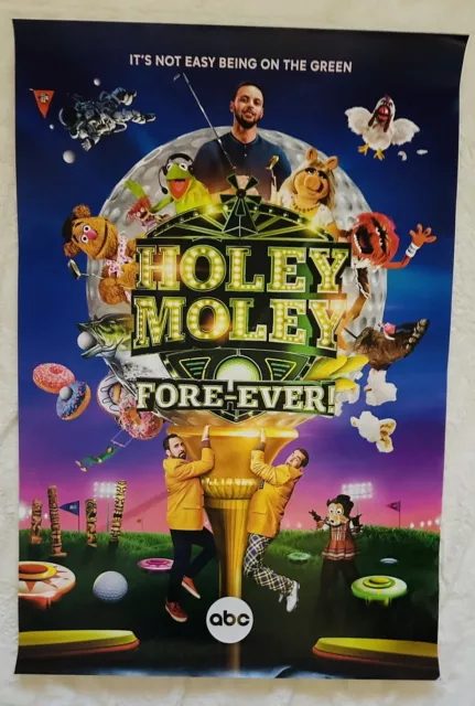 ABC Holey Moley TV Show poster Steph Curry (27x40) Large Poster