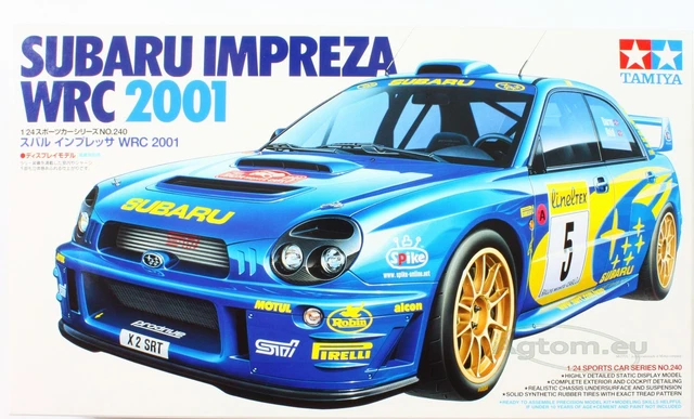 TAMIYA 24240 SUBARU Impreza WRC 2001 Car Scale 1/24 Hobby Plastic Kit