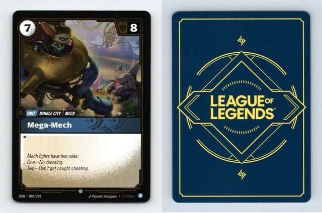 MEGA-MECH #088/298 RIFTBOUND League Of Legends Origins 2025 Common Foil ...