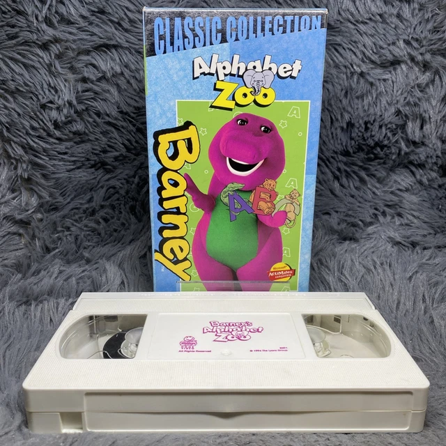 BARNEY - BARNEYS Alphabet Zoo VHS Tape 2000 Classic Collection Cartoon ...