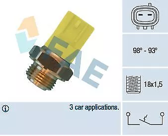 FAE Temperaturschalter, Kühlerlüfter 36500 für SUZUKI