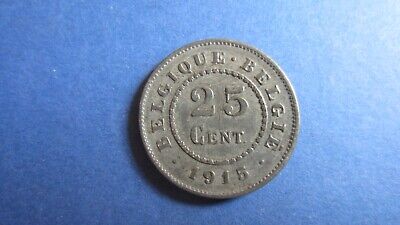 Deutsche Nebeng. Königr. Belgique 25 Centimes 1915 J.N610 En Sup (9540)