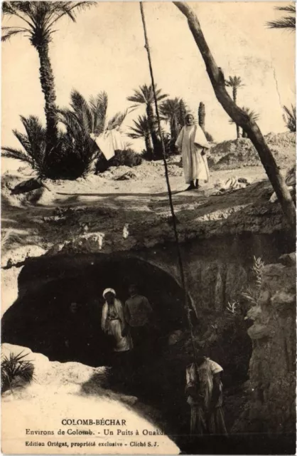 CPA AK COLOMB-BECHAR Env. COLOMB - A well in Ouakda ALGERIA (1189310)