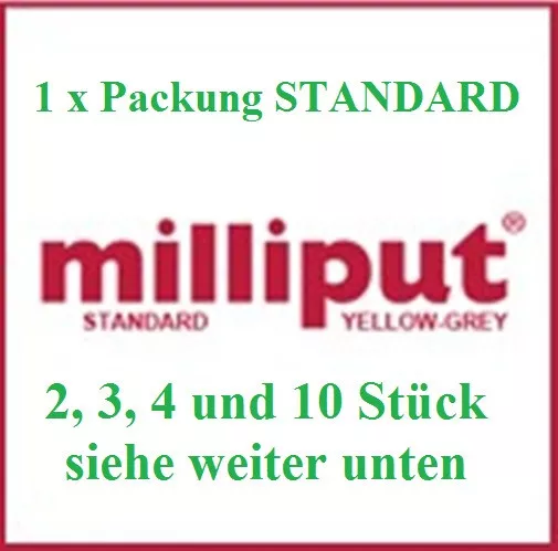 Milliput YellowGrey Standard  FRISCH  ca.110 gramm NEU OVP