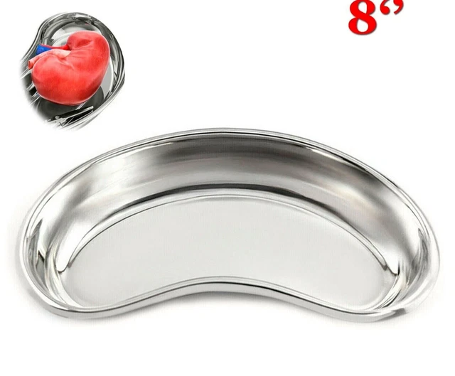 Kidney Tray Instruments Storage Bowl Basin 8'' Dental Surgical Veterinary Dish