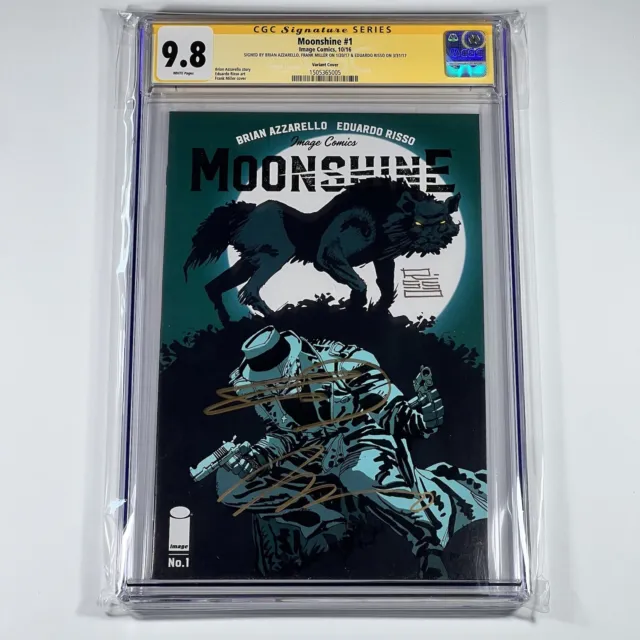 Moonshine #1 CGC SS 9.8 - Signed by FRANK MILLER & Azzarello & Risso Image 2017