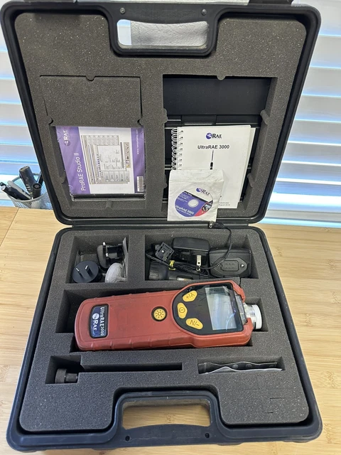 RAE Systems UltraRAE 3000 PGM7360 VOC Benzene Gas Detector Monitor PGM-7360