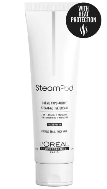 Steam Activated Cream 150ML SteamPod Thick Hair LoreaL