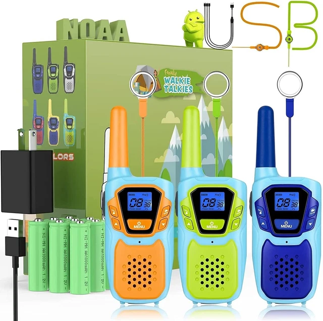 Walkie Talkies - Walkie Talkies Rechargeable Walkie Talkies for Kids Boys Girls