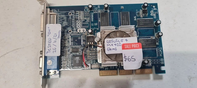 NVIDIA G FORCE 4 MX 420 64mb AGP Graphics Card 35.00 PicClick AU