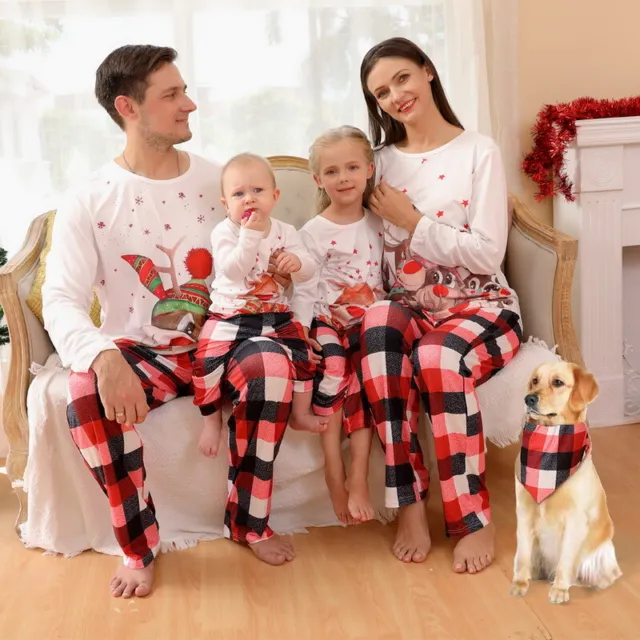 Family Matching Adults Kids Christmas Pyjamas Xmas Nightwear Pajamas Pjs Set Hot