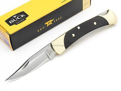 Buck Knives 55 Mini 110 Folding Hunter Pocket Knife Crelicam Ebony USA 055BRS