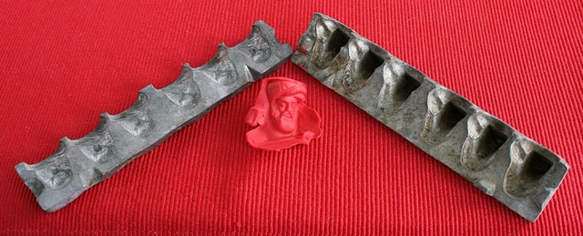Ancien Moule à Chocolat Du XIXème Siècle – Pièce De Collection Rare Et Authentique