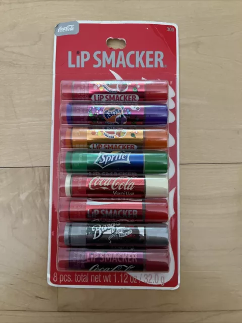Lip Smacker Soda Lip Balm, Assorted Coke & Soda, 8 Ct