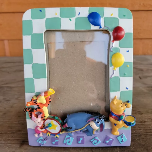 Disney Winnie The Pooh 4” X 6” Picture Frame Stepping Stones Christopher Robin