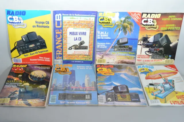 8 revues radio cb magazine des années début 90