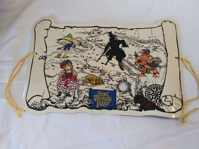 jim henson muppet treasure island table matt/map