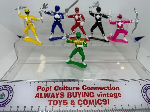 SET RANGER COMPLETO in PVC Mighty Morphin Power Rangers 1993 con Tommy ...
